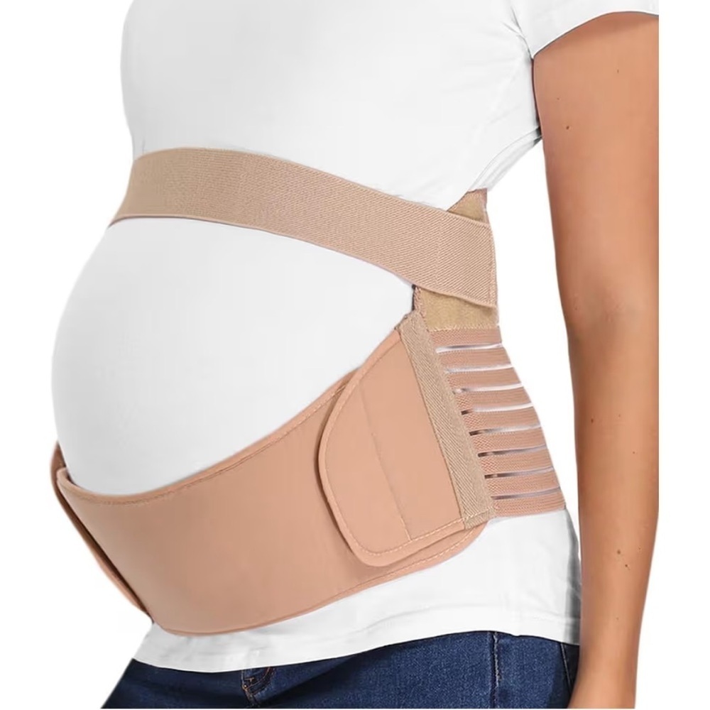 CROSS1946 Maternity Belt,Pregnancy Support Abdomen Support Belly Band size L